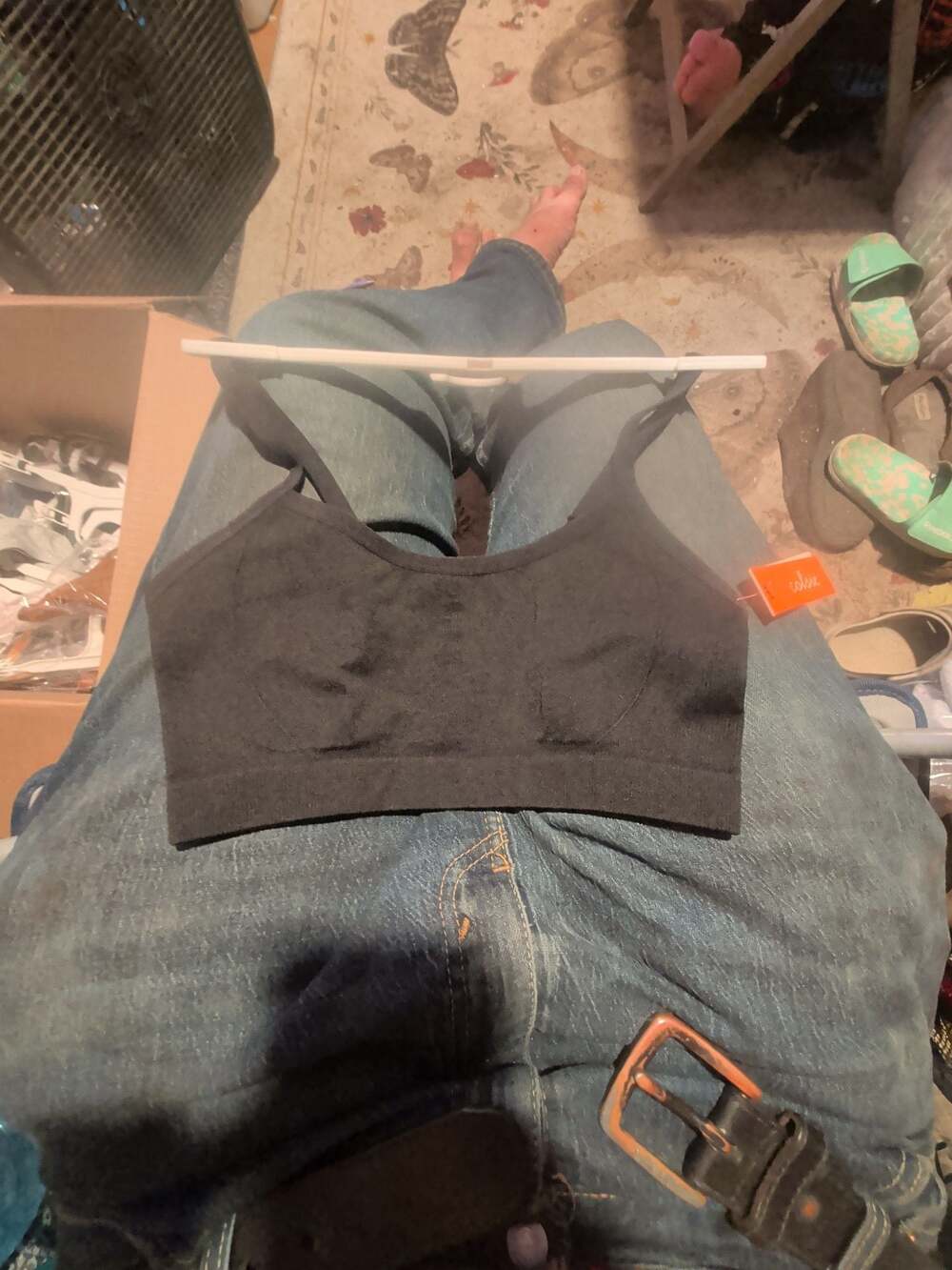 Colsie Women's Black Seamless Comfort Bralette Size S